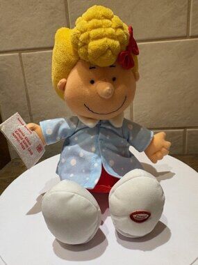 Hallmark Peanuts Sally Brown Plush Toy Doll Interactive Doesnt Work 2009